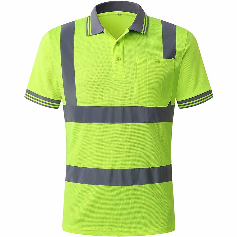 JKSafety Hi-Vis Reflective Safety Polo Shirt Short Sleeve (JKP066)