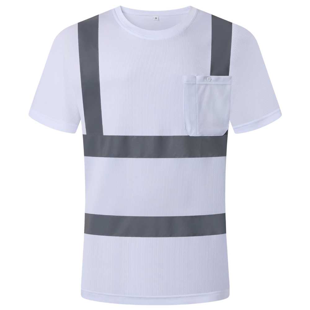 JKSafety Hi-Vis Reflective Safety Shirt Short Sleeve, Crew Neck (JKT077)