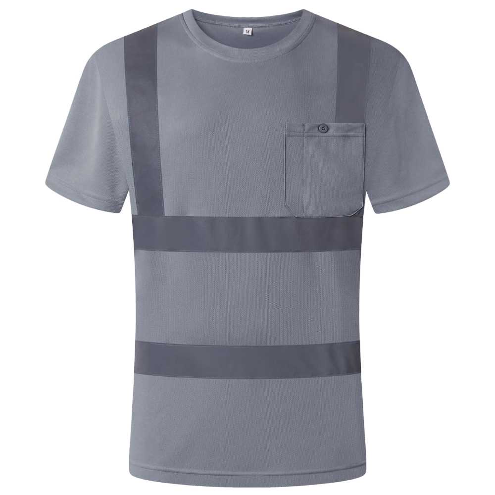 JKSafety Hi-Vis Reflective Safety Shirt Short Sleeve, Crew Neck (JKT077)