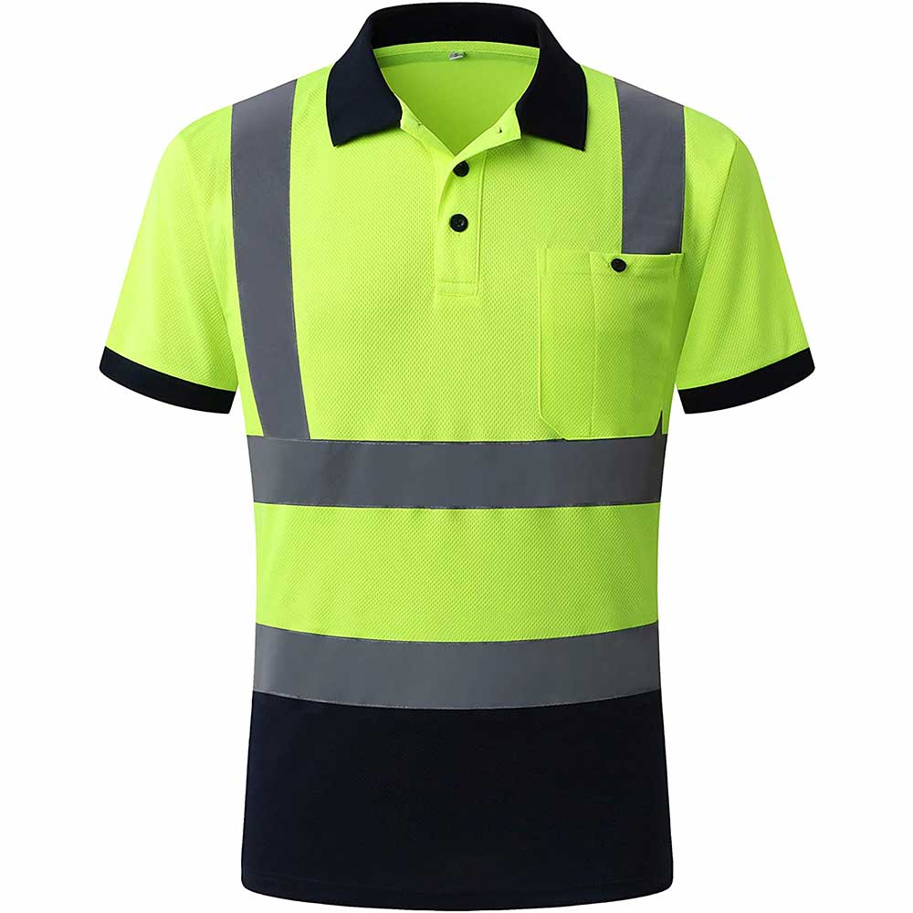JKSafety Hi-Vis Reflective Safety Polo Shirt Short Sleeve (JKP066)
