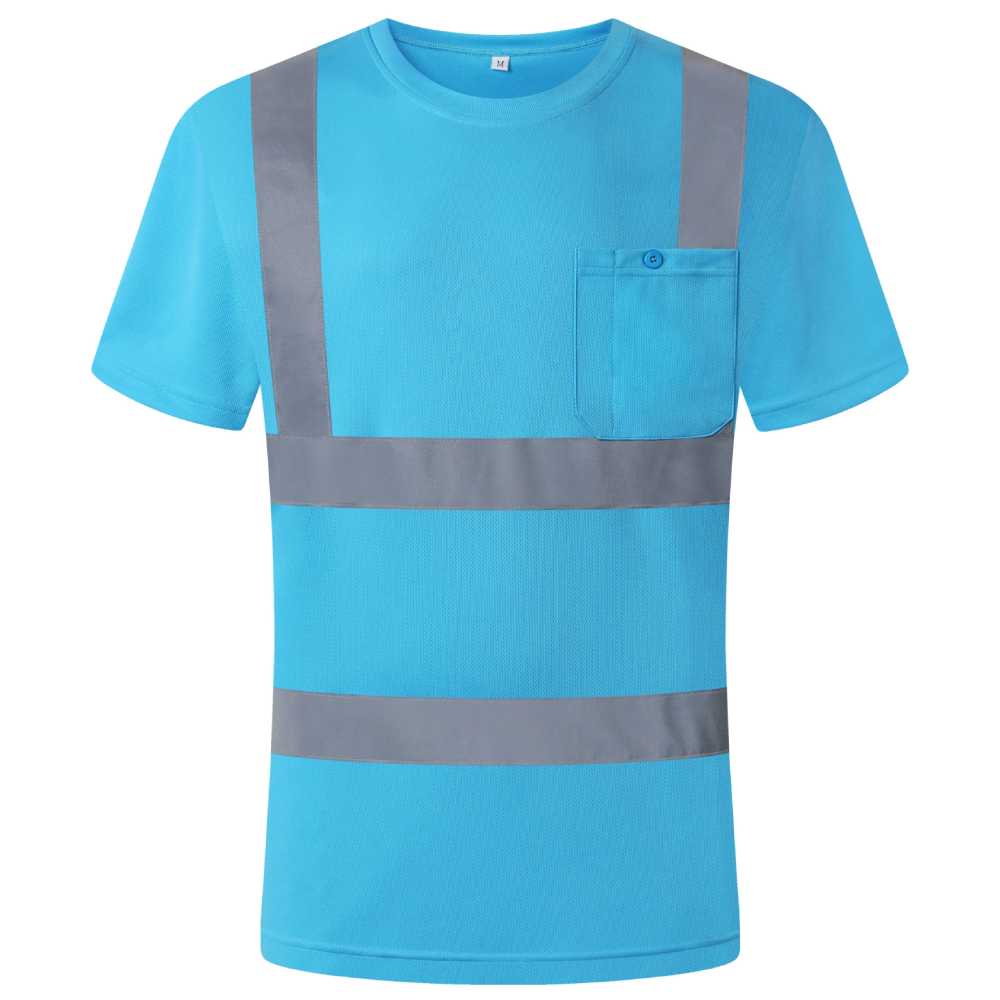 JKSafety Hi-Vis Reflective Safety Shirt Short Sleeve, Crew Neck (JKT077)