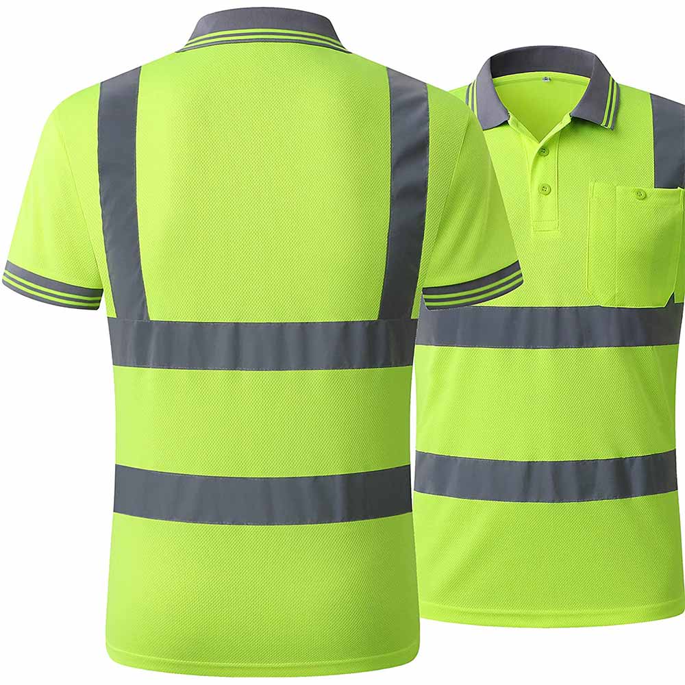 JKSafety Hi-Vis Reflective Safety Polo Shirt Short Sleeve (JKP066)