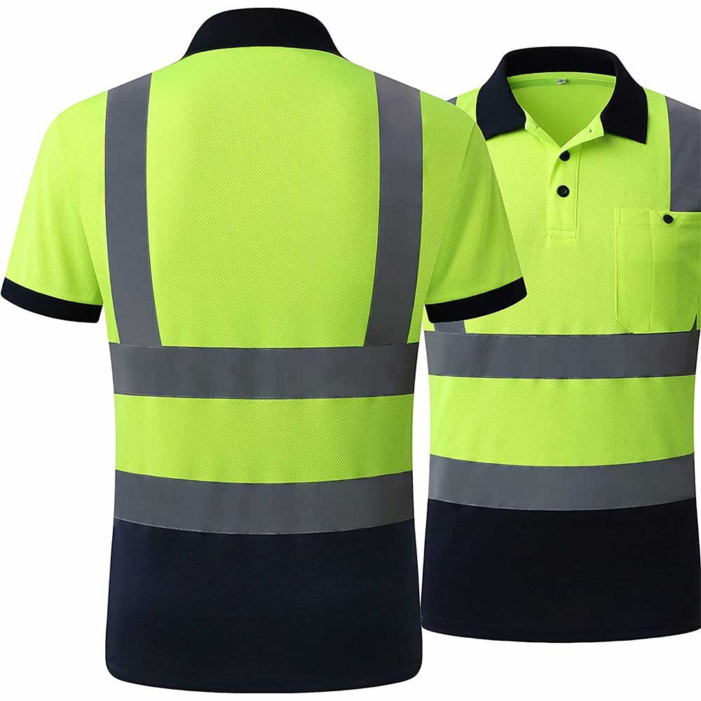 JKSafety Hi-Vis Reflective Safety Polo Shirt Short Sleeve (JKP066)