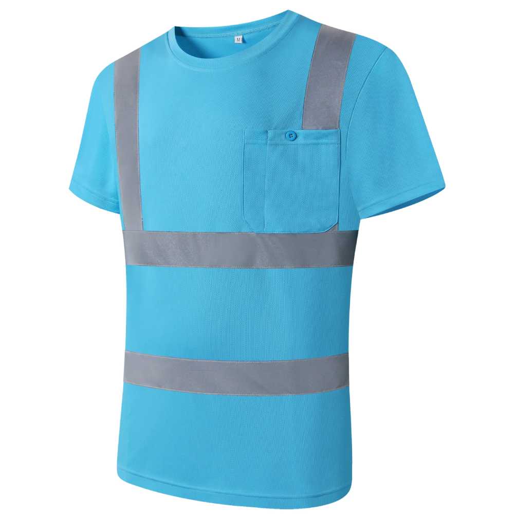 JKSafety Hi-Vis Reflective Safety Shirt Short Sleeve, Crew Neck (JKT077)