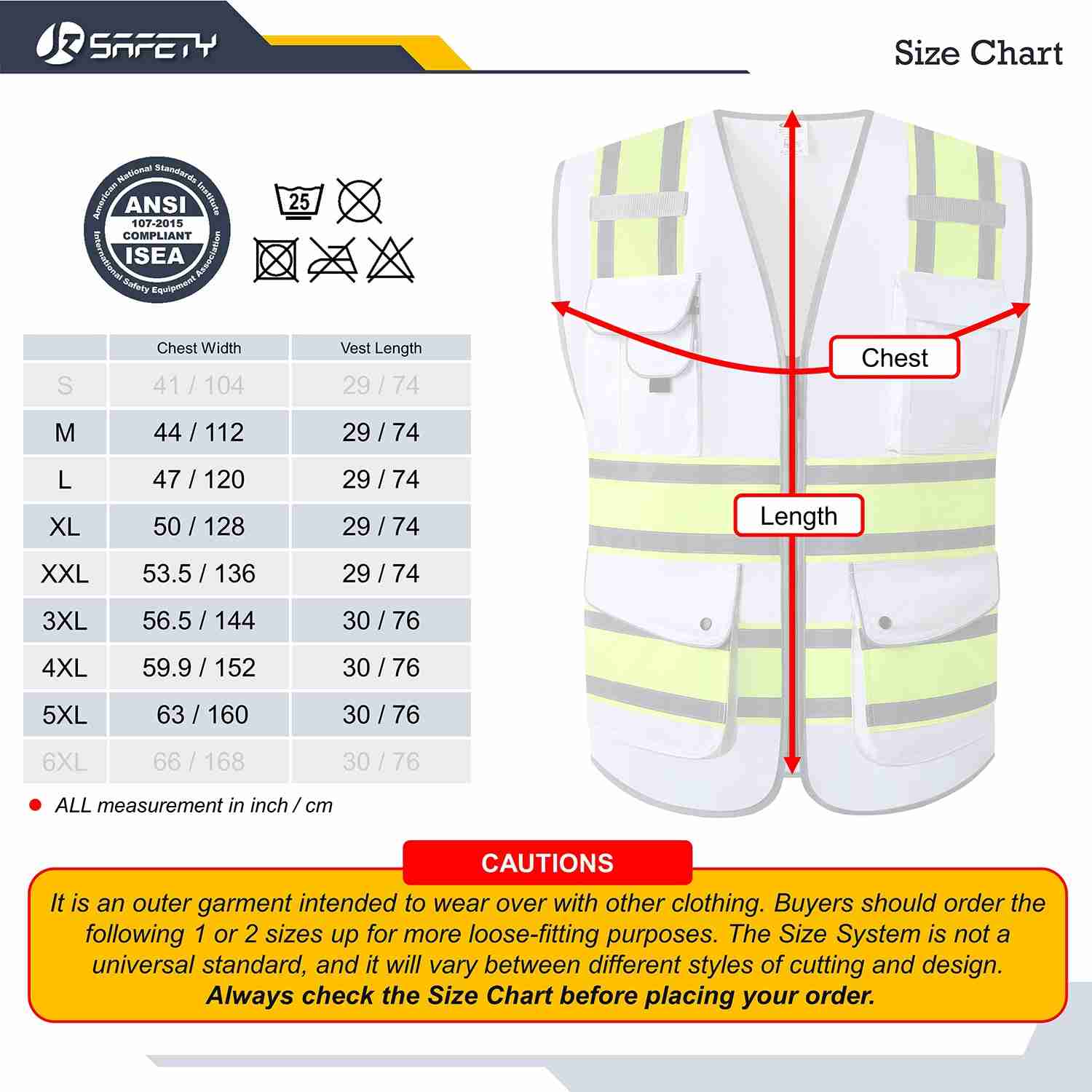 JKSafety 9 Pockets Two-Tone Hi-Vis Reflective Safety Vest (JK901)