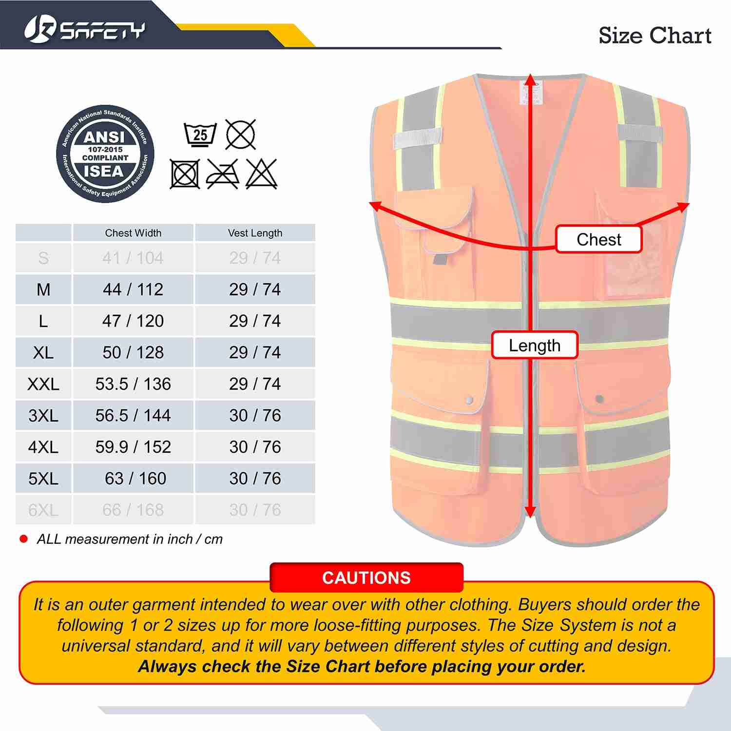 JKSafety 9 Pockets Two-Tone Hi-Vis Reflective Safety Vest (JK901)