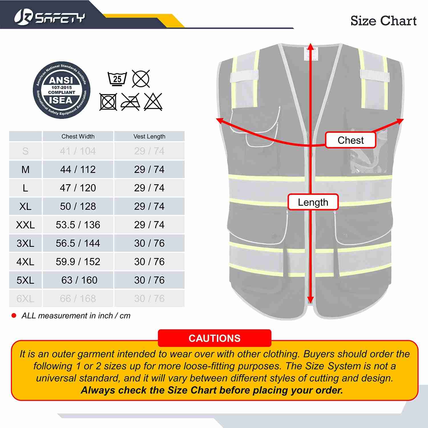 JKSafety 9 Pockets Two-Tone Hi-Vis Reflective Safety Vest (JK901)