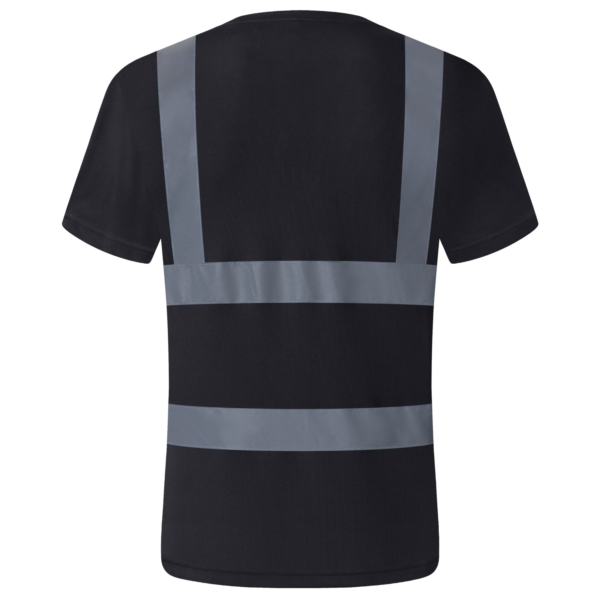 JKSafety 3-Pack Hi-Vis Reflective Safety Shirt Short Sleeve, Crew Neck (JKTS077-3P)