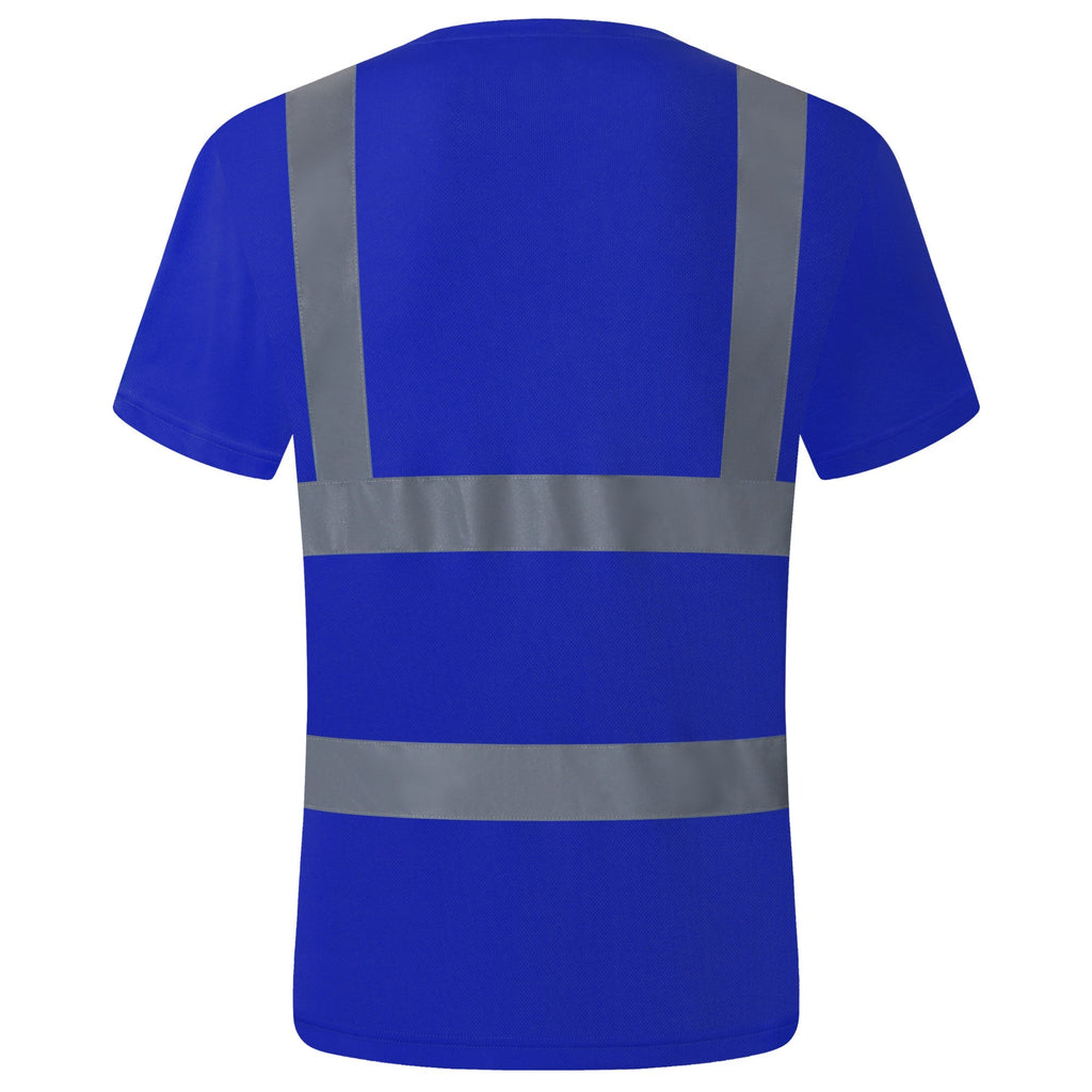 JKSafety 3-Pack Hi-Vis Reflective Safety Shirt Short Sleeve, Crew Neck (JKTS077-3P)