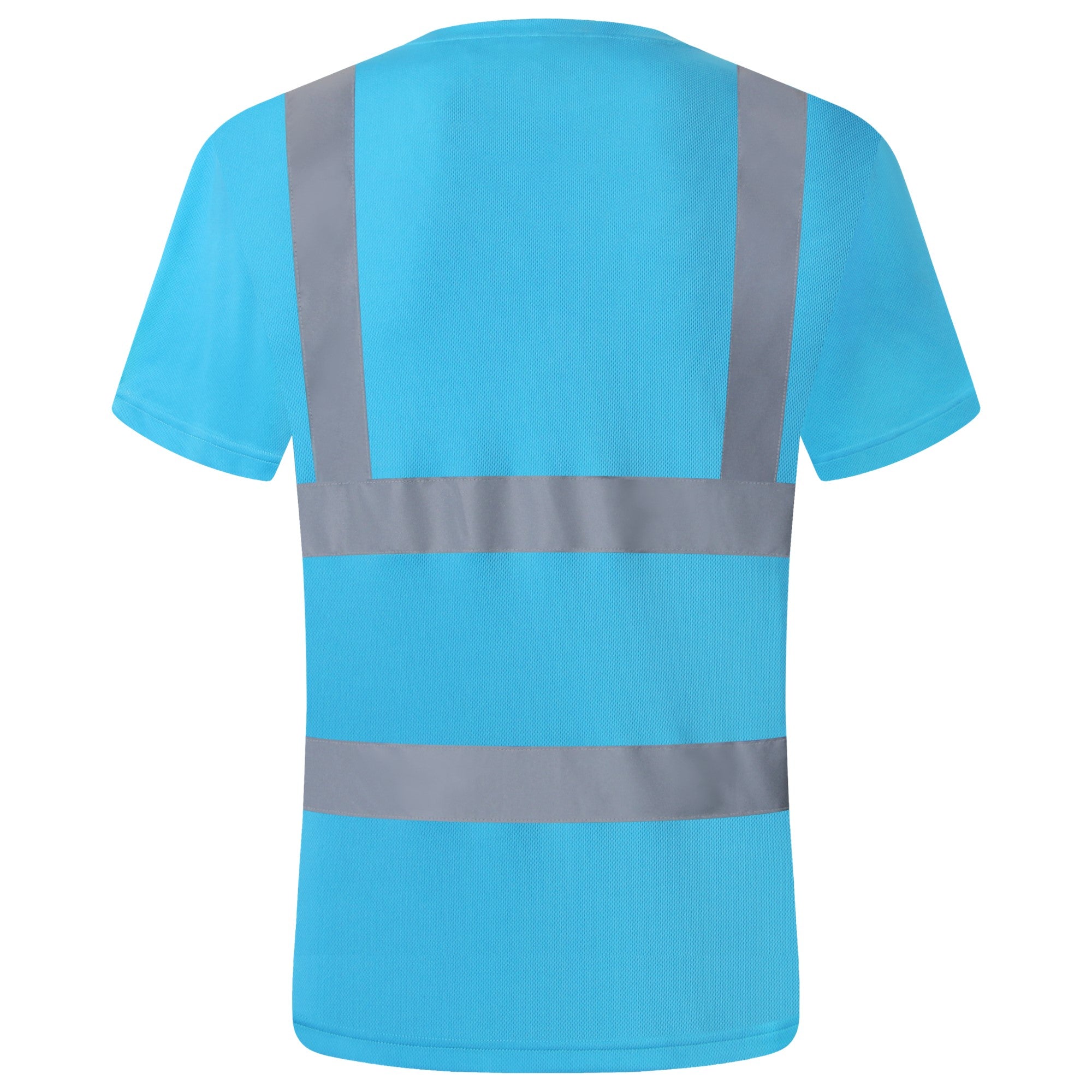 JKSafety 3-Pack Hi-Vis Reflective Safety Shirt Short Sleeve, Crew Neck (JKTS077-3P)