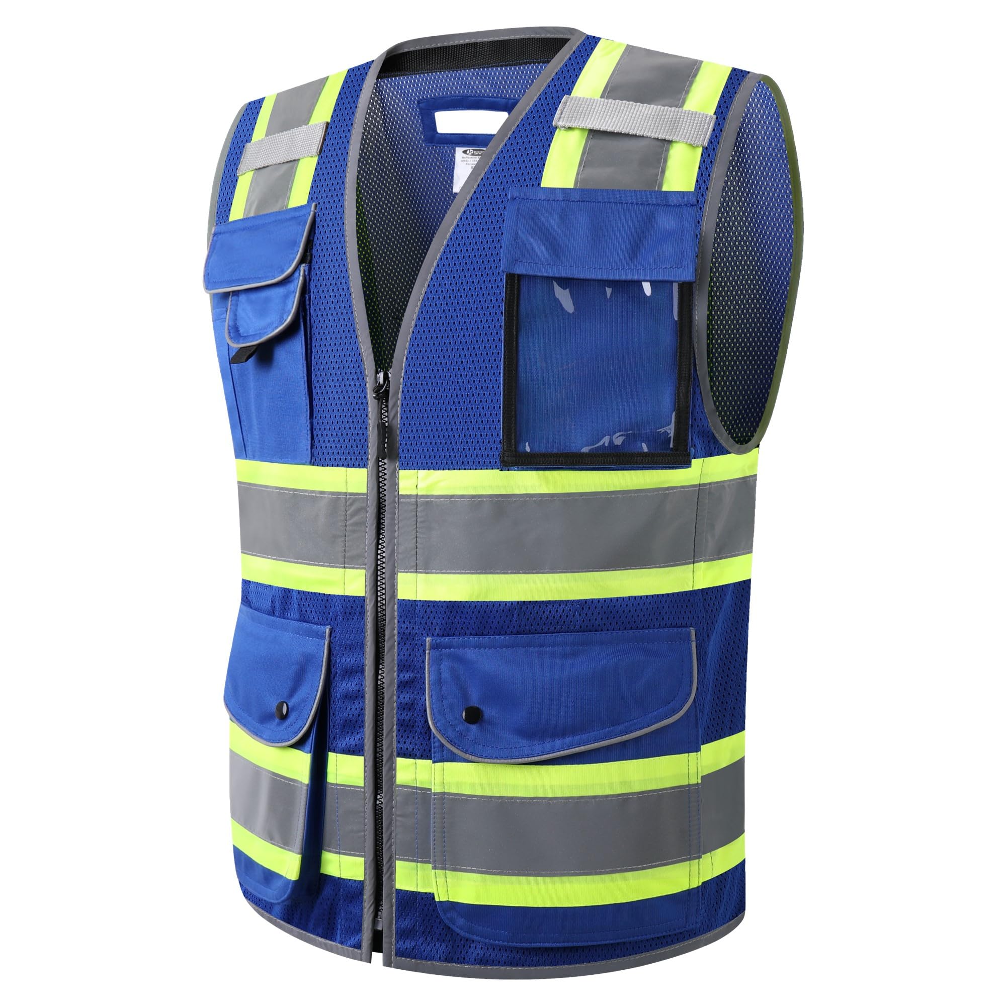 JKSafety 11 Pockets Mesh Hi-Vis Safety Vest (JK102)