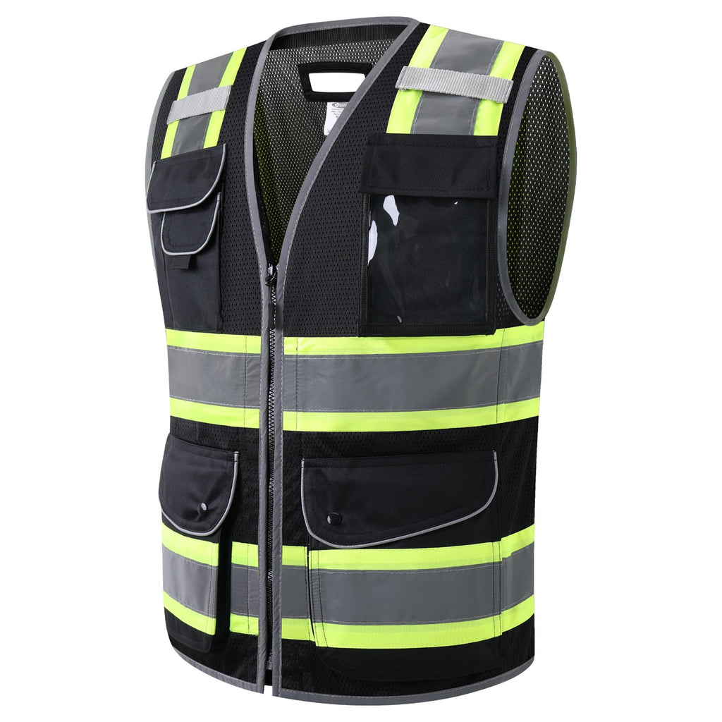 JKSafety 11 Pockets Mesh Hi-Vis Safety Vest (JK102)