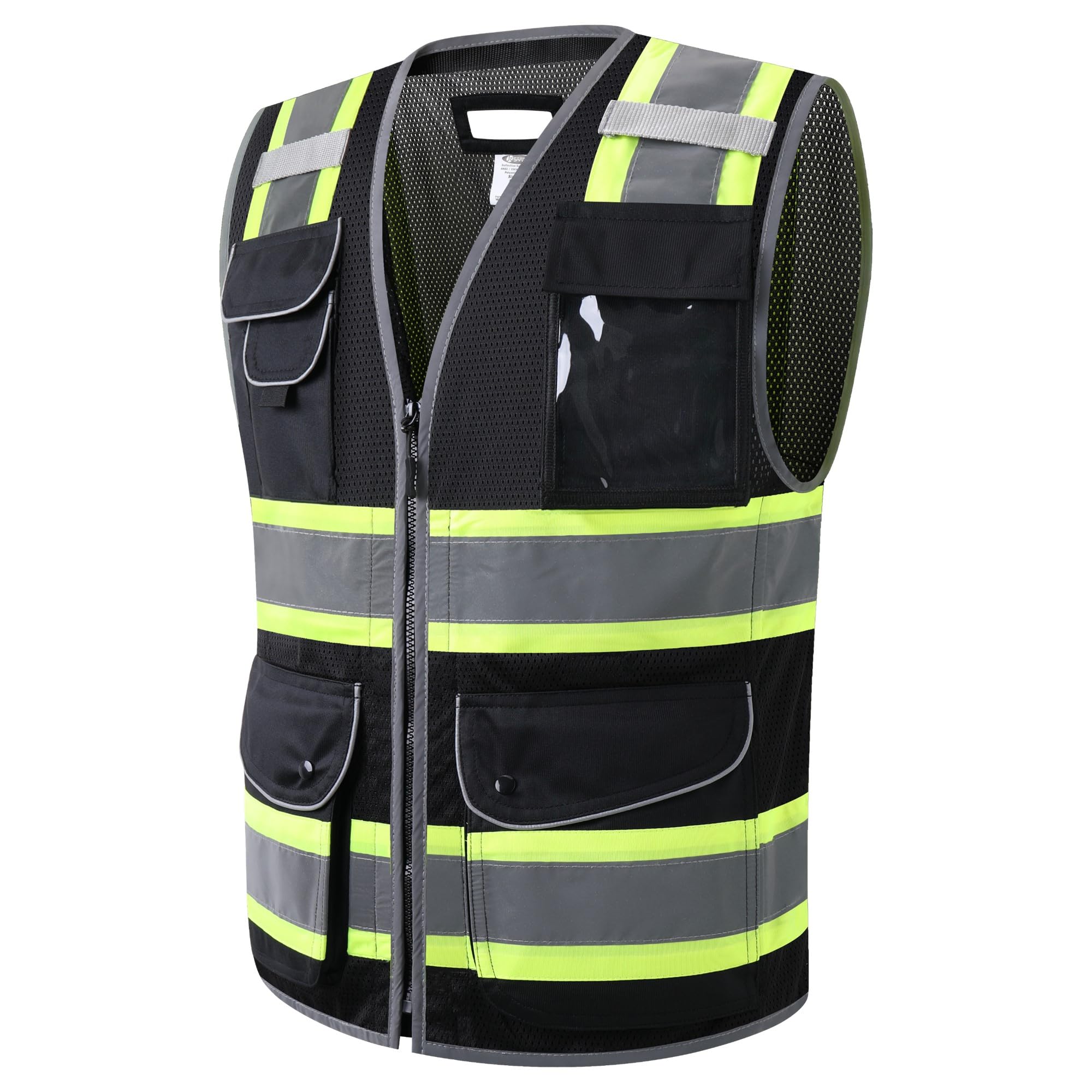 JKSafety 11 Pockets Mesh Hi-Vis Safety Vest (JK102)