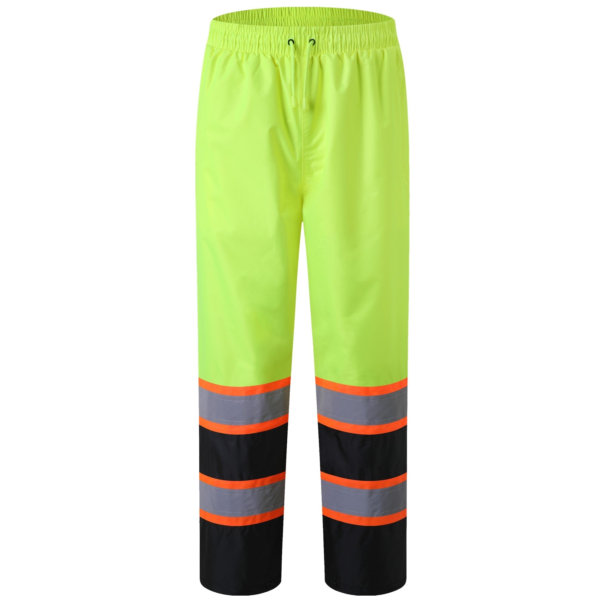 JKSafety Hi-Vis Rain Pants Waterproof 3M Scotchlite Rain Trousers (JK114)