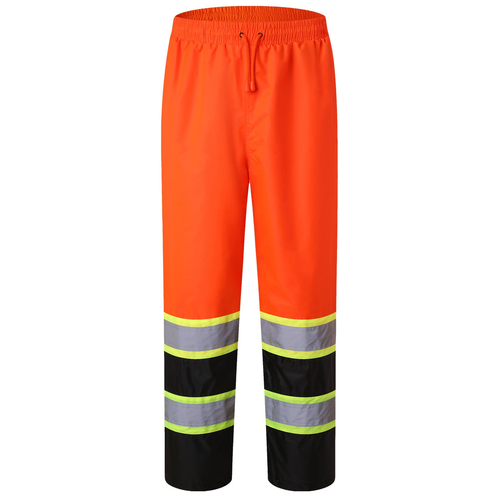 JKSafety Hi-Vis Rain Pants Waterproof 3M Scotchlite Rain Trousers (JK114)