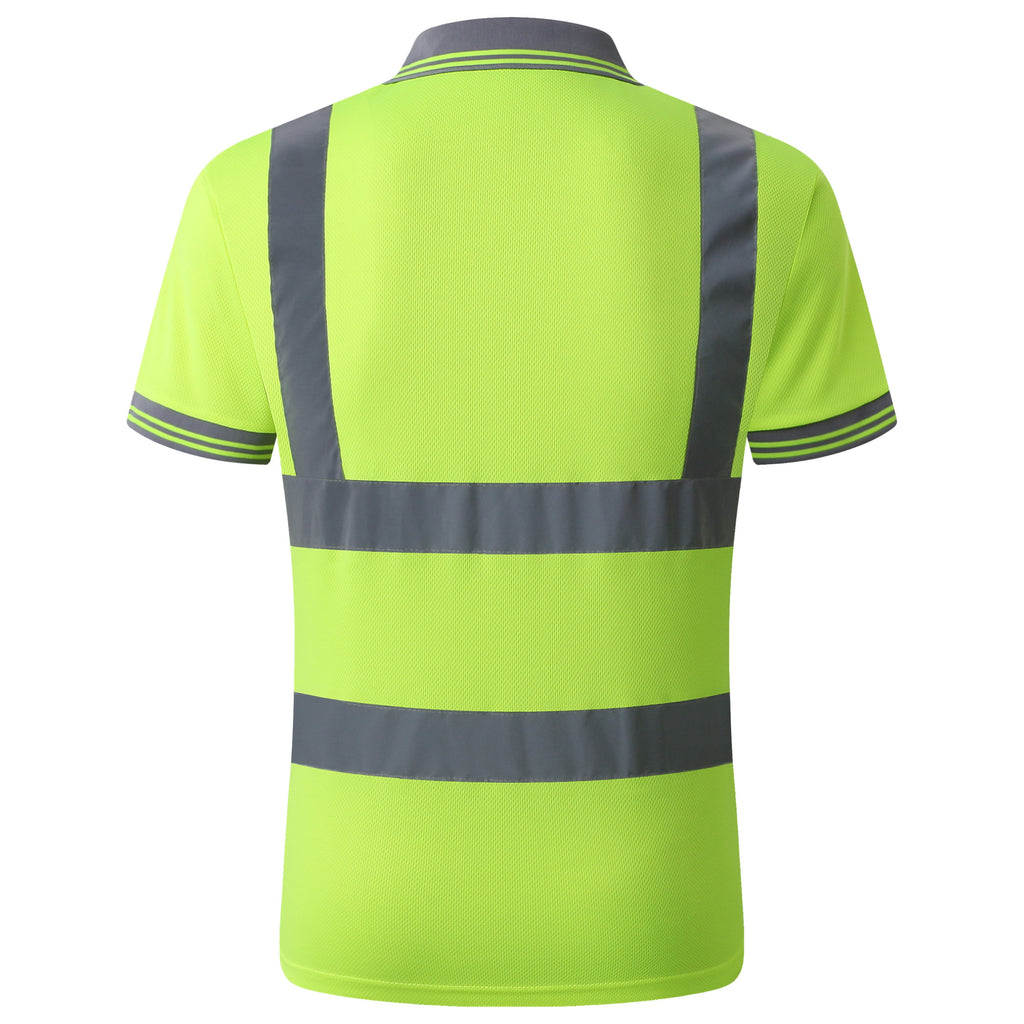 JKSafety 3-Pack Hi-Vis Reflective Safety Polo Shirt (JKP066-3P)