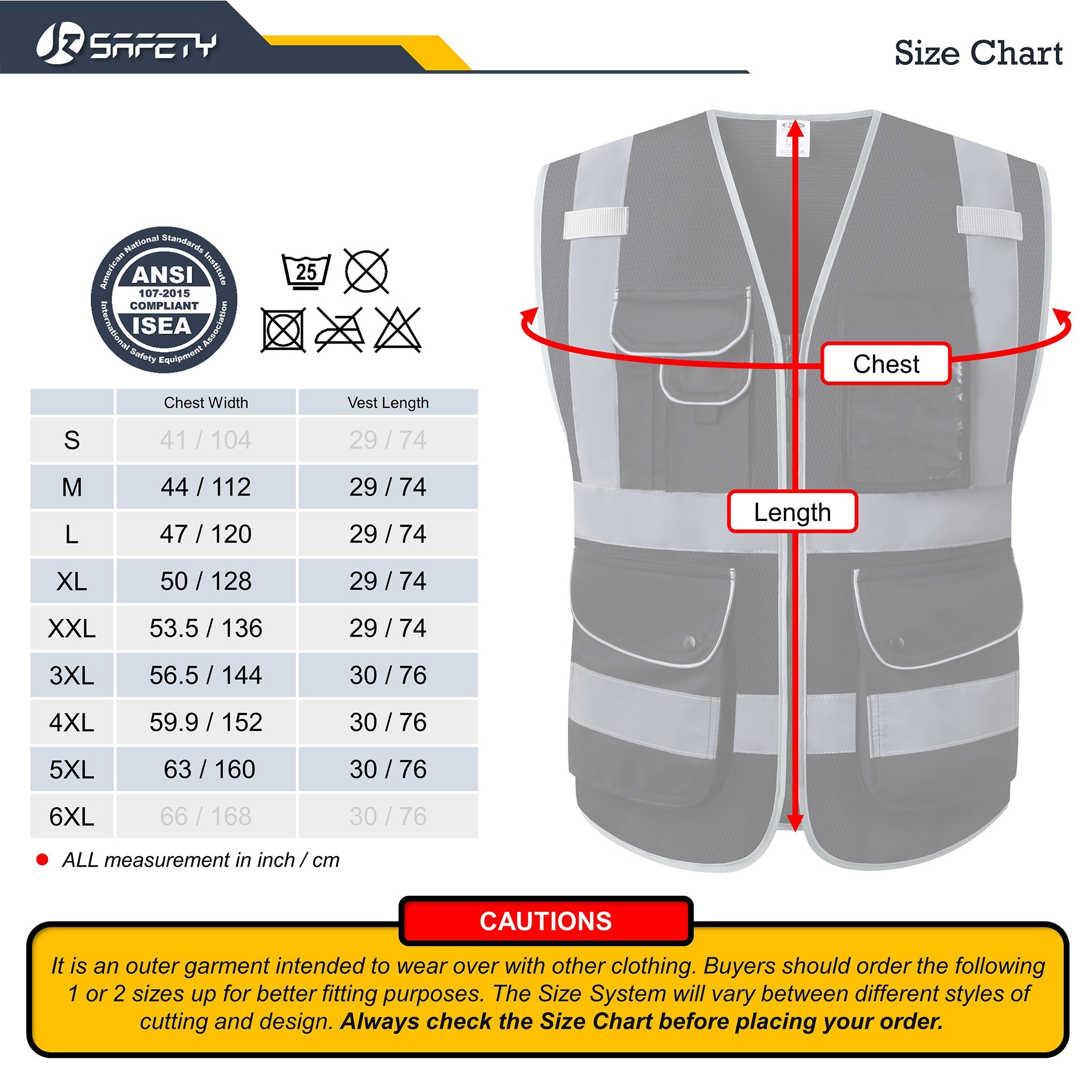 JKSafety 9 Pockets 2-Pack Hi-Vis Reflective Mesh Safety Vest (JK160)