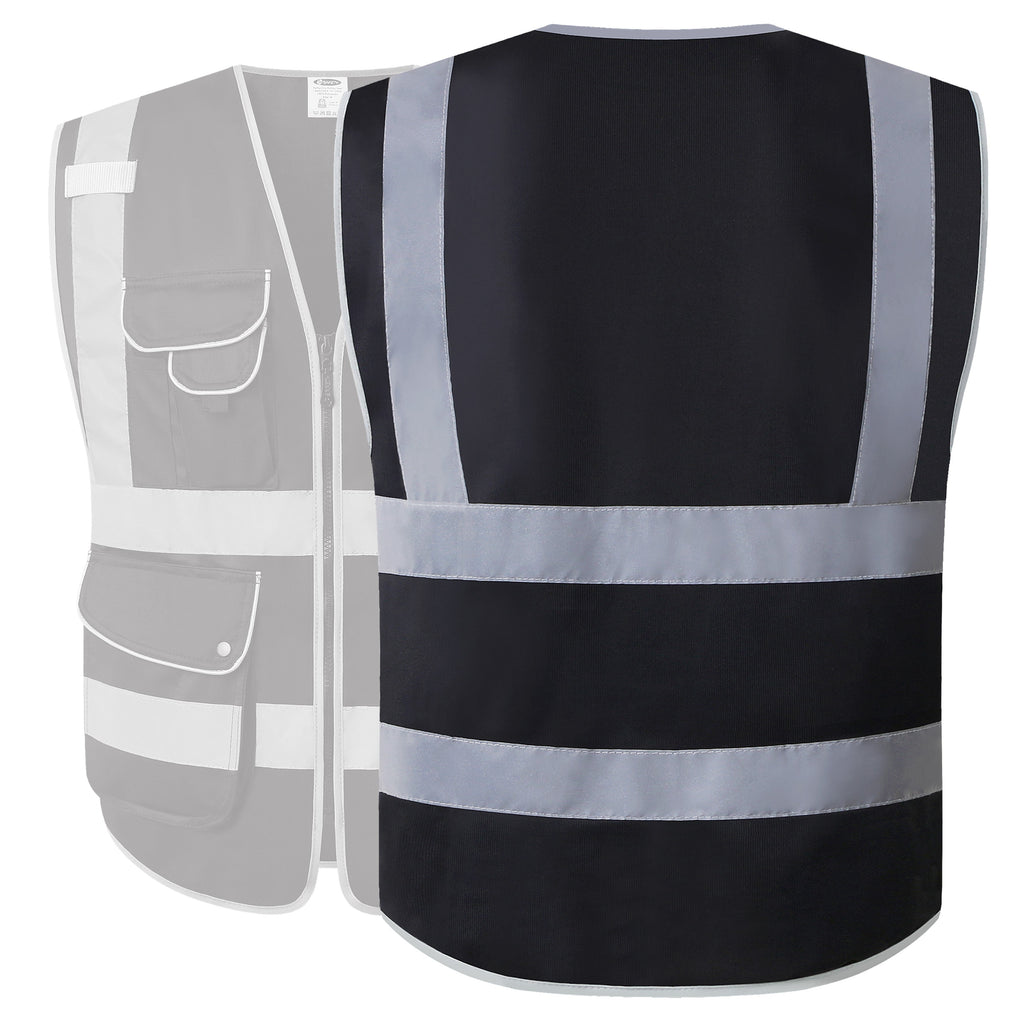 JKSafety 9 Pockets Hi-Vis Reflective Safety Vest (JK150)