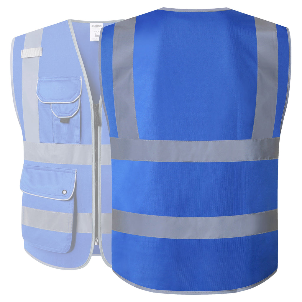 JKSafety 9 Pockets Hi-Vis Reflective Safety Vest (JK150)