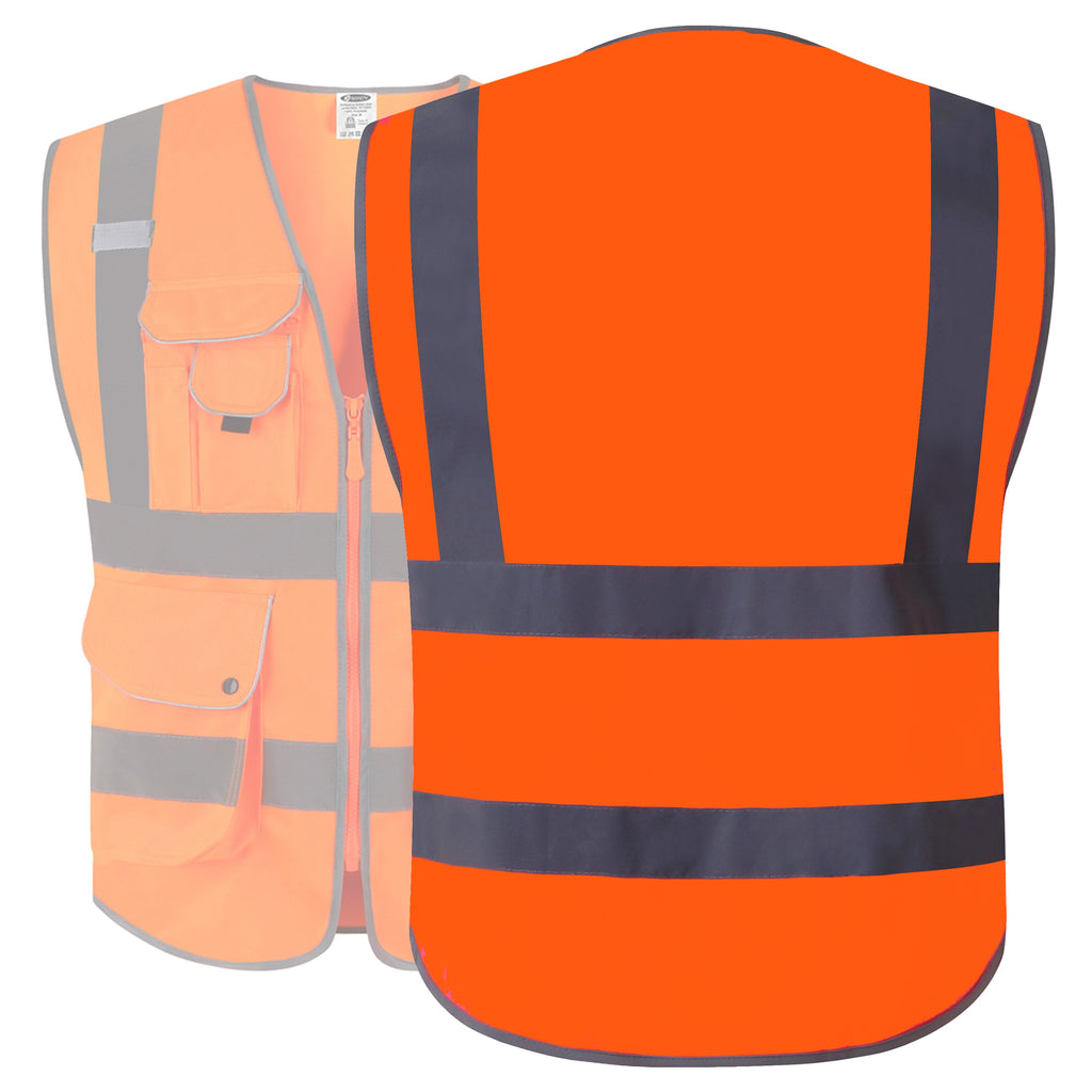 JKSafety 9 Pockets Hi-Vis Reflective Safety Vest (JK150)