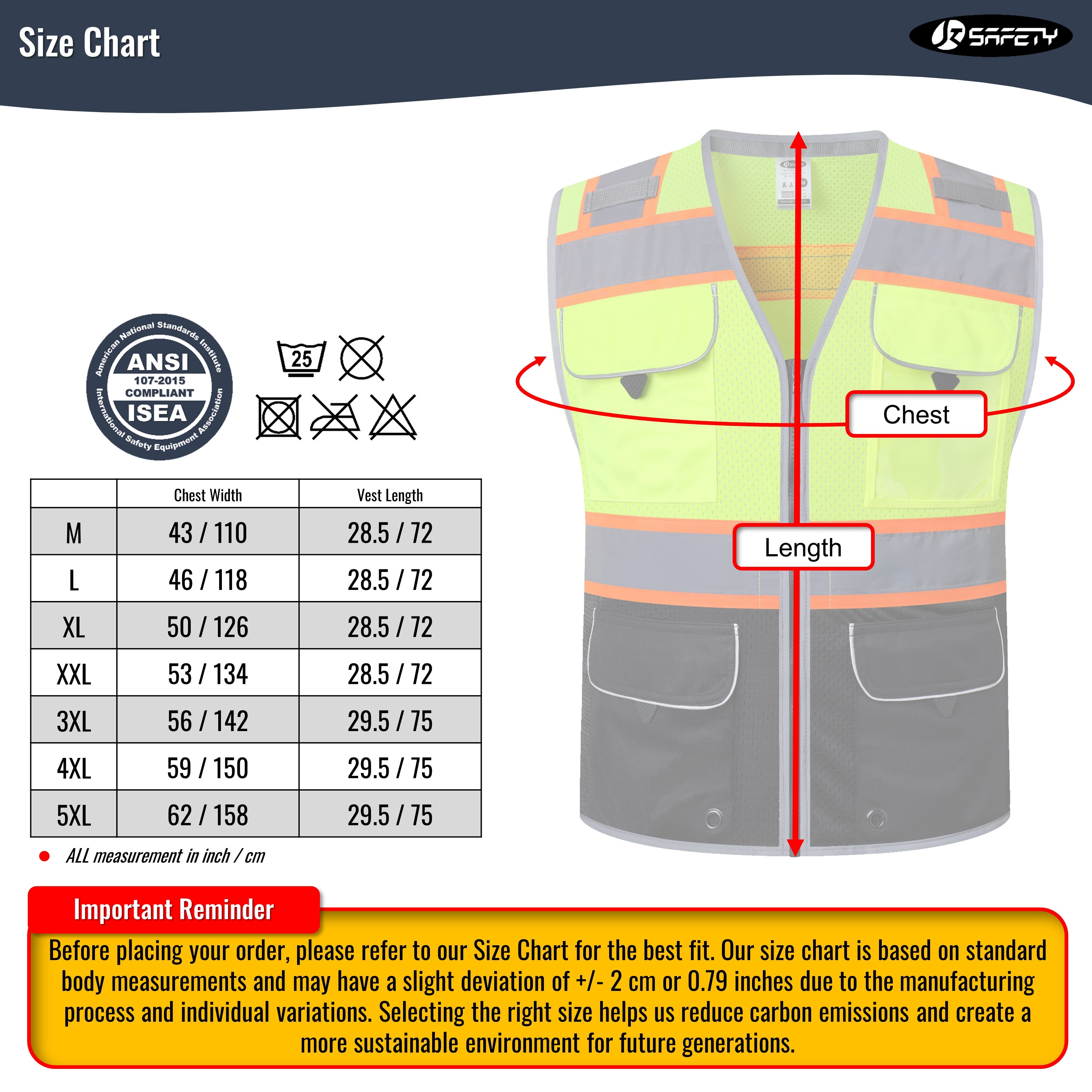 JKSafety 9 Pockets Mesh Hi-Vis Safety Vest (JK189)